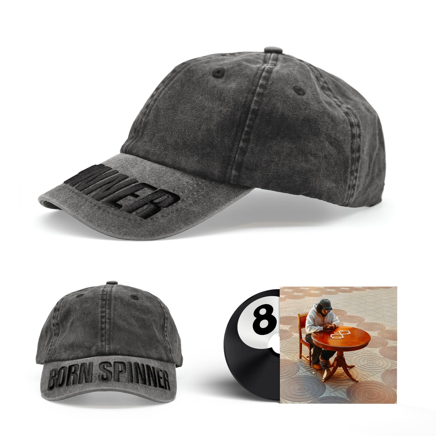 BORN SPINNER Cap + CD